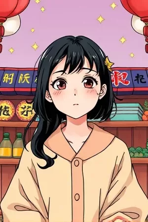 虫虫漫画首屏主推作品《山海邮差》竖版封面，邮路穿过云雾与山脊